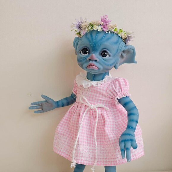 Other - 🆕 17Inch Realistic Baby Doll Silicone Alien Avatar Babies Doll for Girl Boy